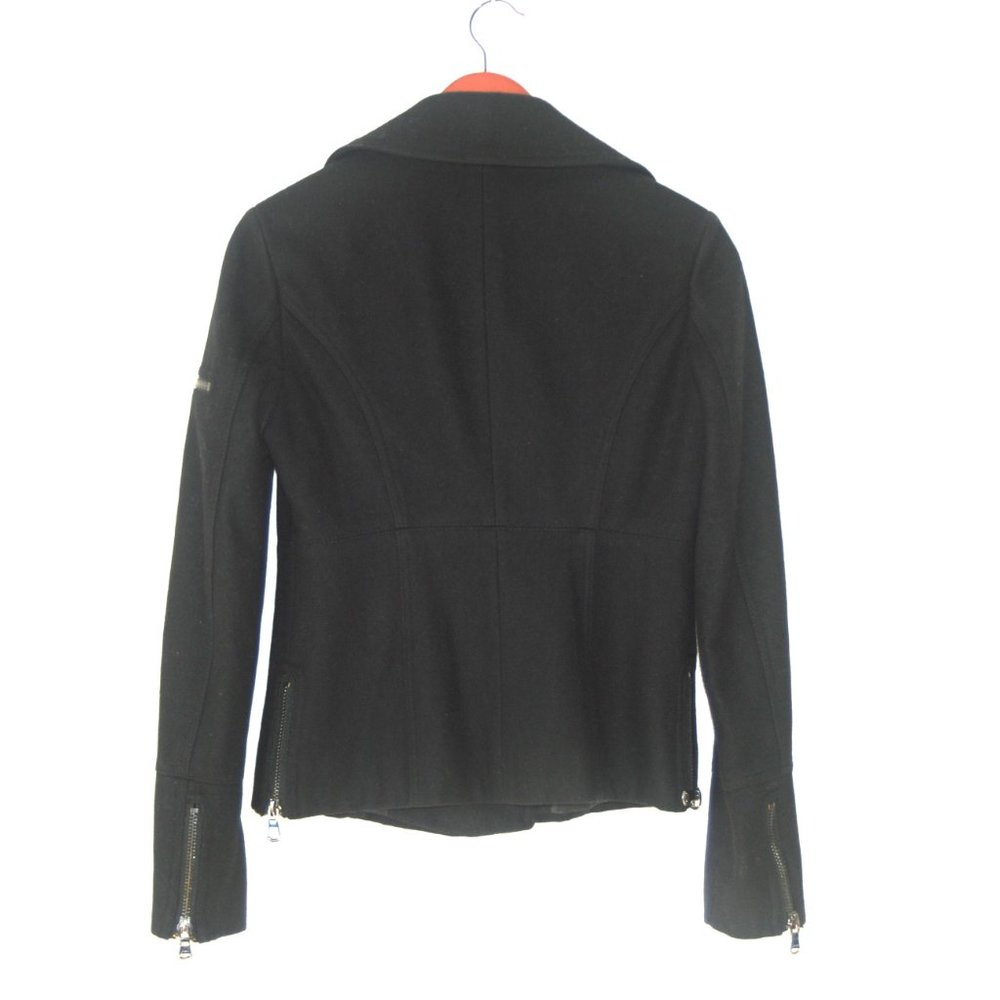 Guess Wool Blend Button Up Double Breasted Jacket… - image 7